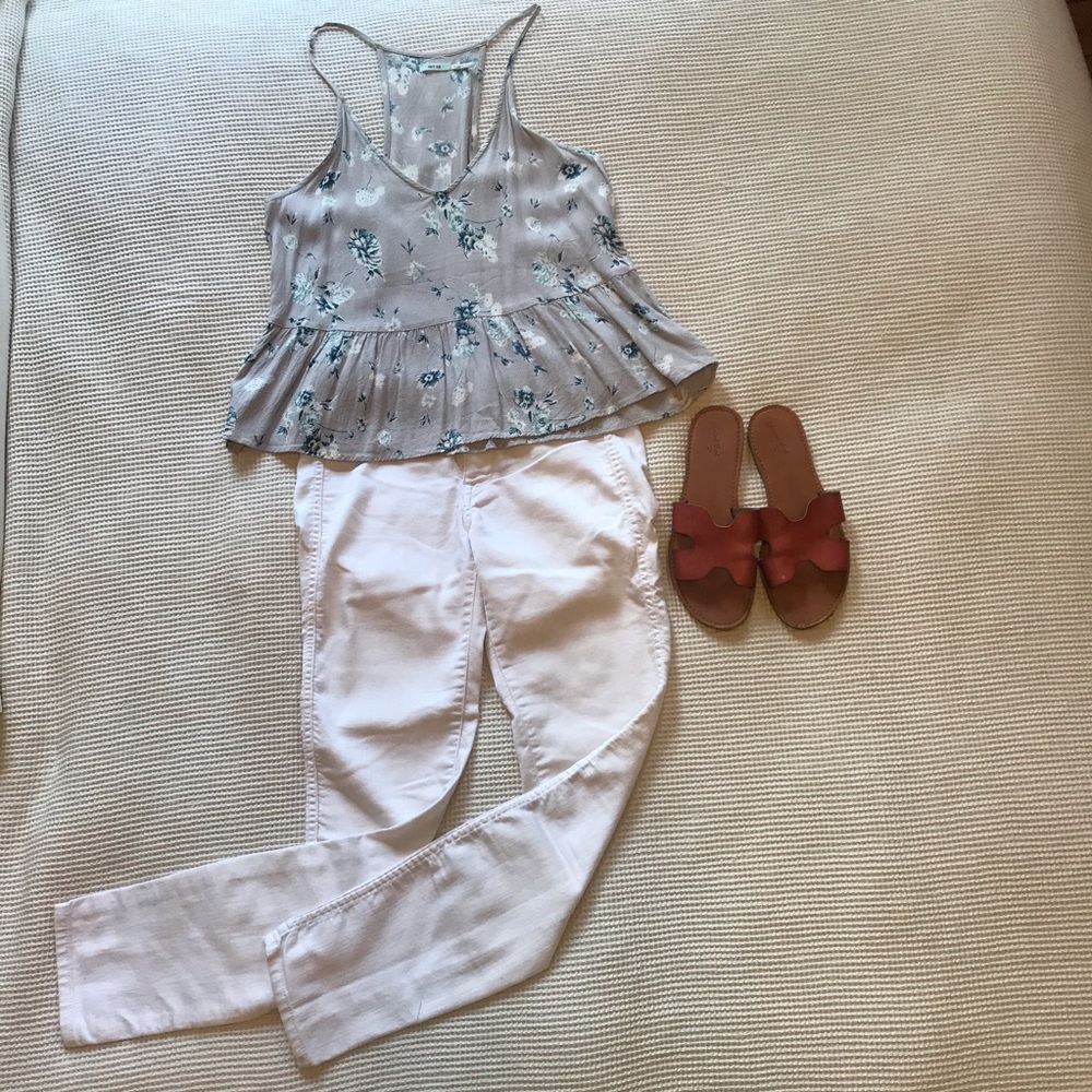 H&M White skinny jeans